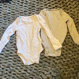 3-6 month 2 long sleeved BABY GAP